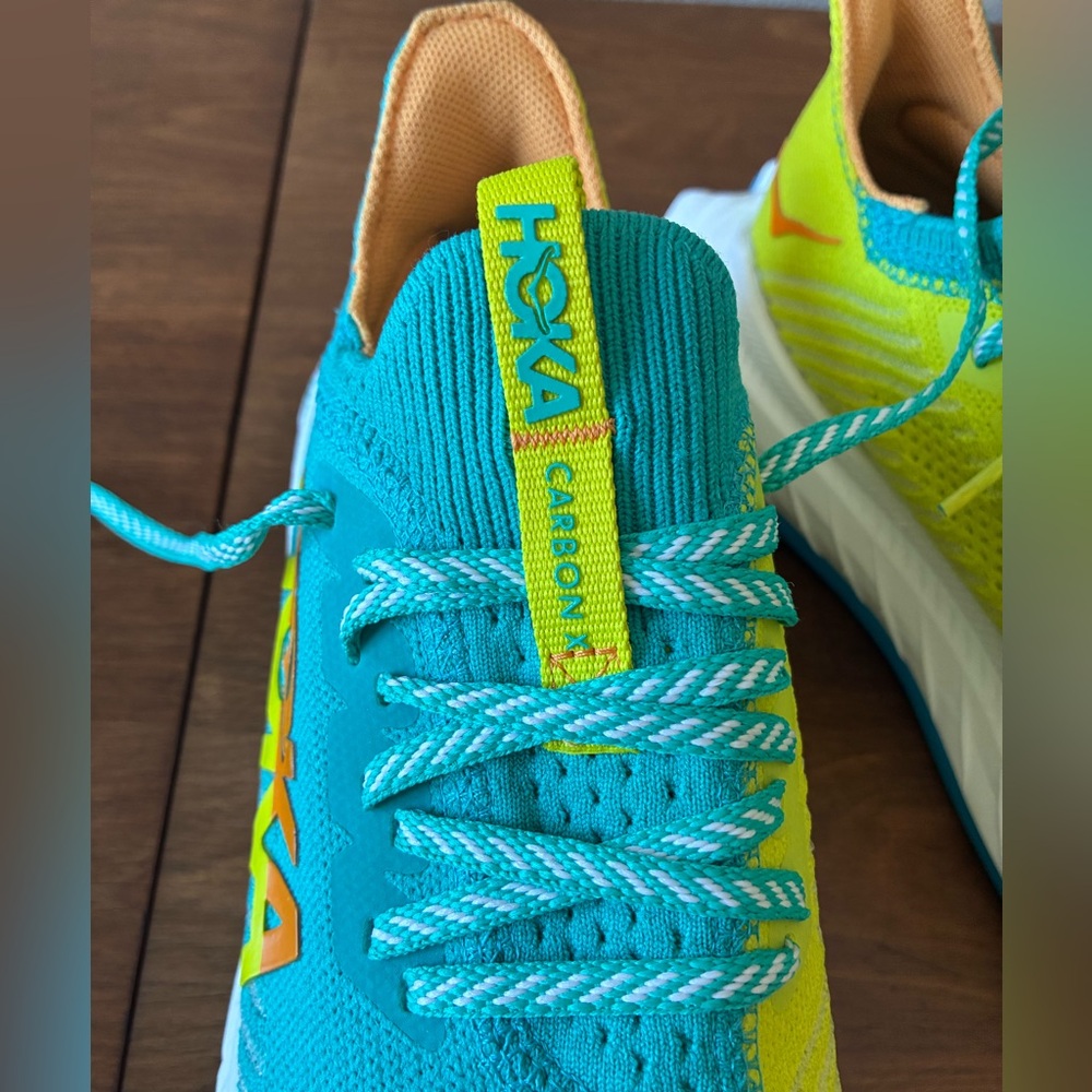 HOKA ONE ONE Women’s Carbon X3 Proflyx Ceramic Evening Primrose size 6 - Picture 12 of 16